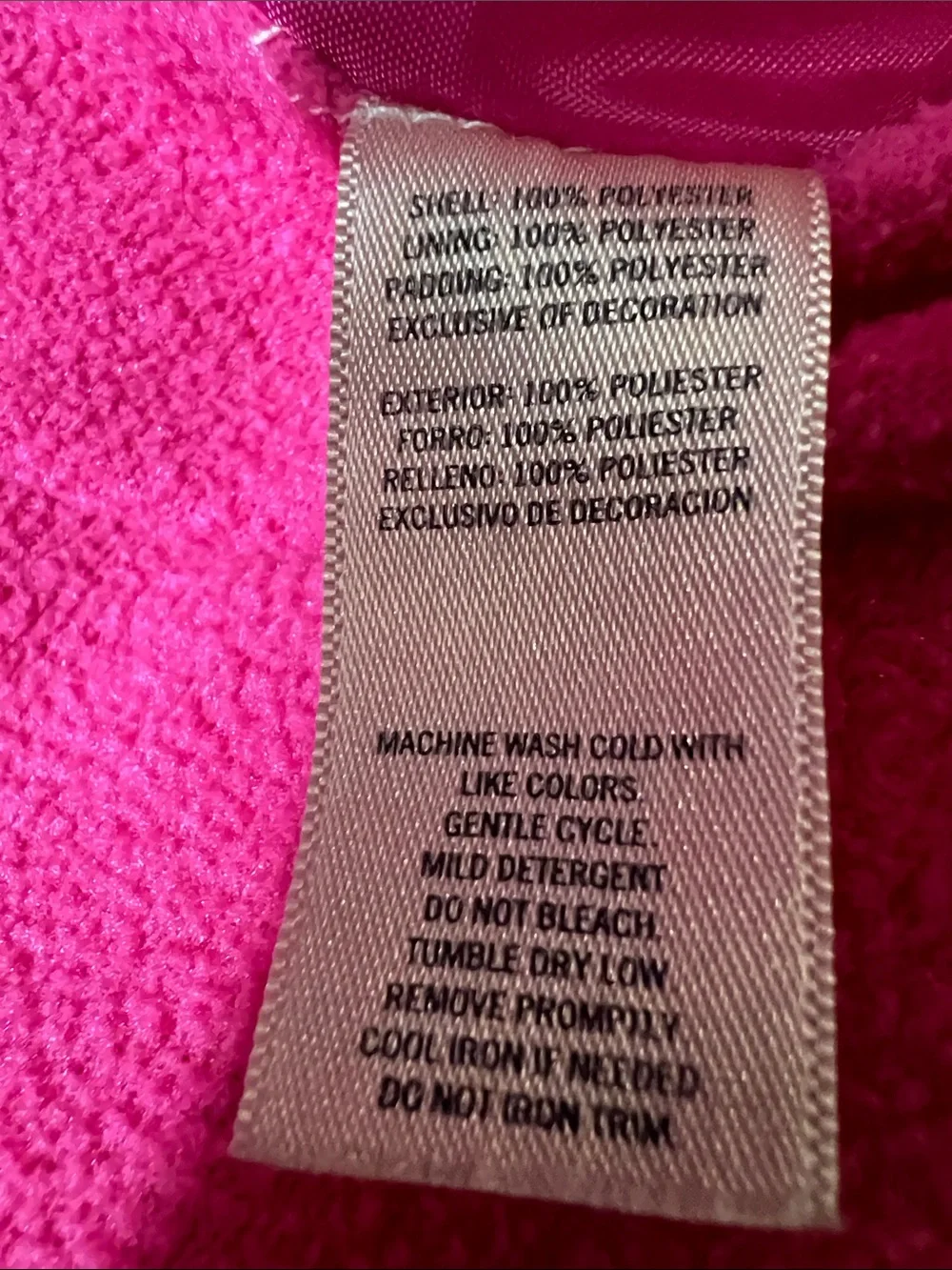 OshKosh B'gosh Pink & Purple Chevron Puffer Jacket with Hood